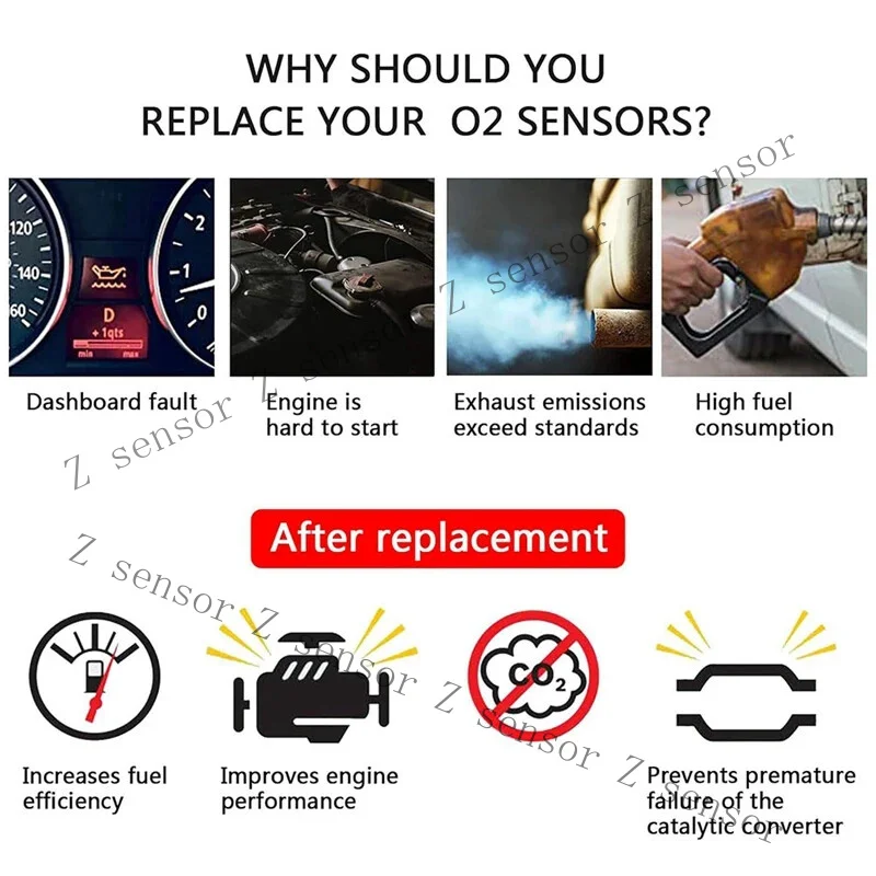 RRR+ Oxygen Sensor for Mitsubishi Lancer X 08-10 Outlander 06-08 1588A560 0258010049