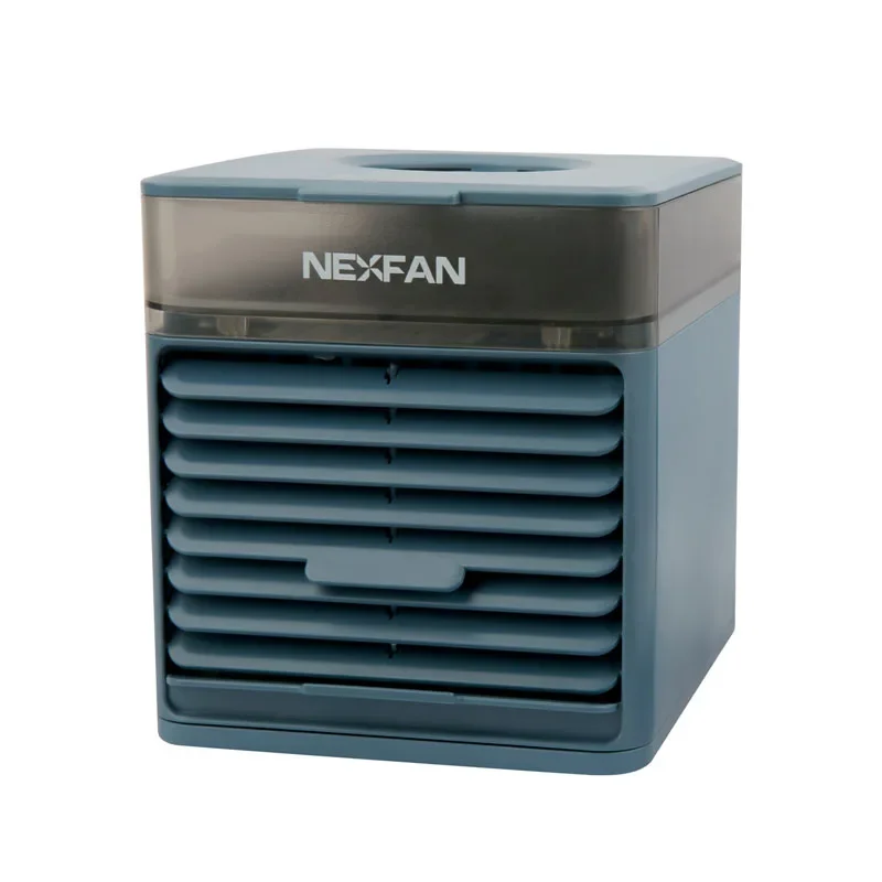 Air Conditioner Fan with LED Light for Home Office USB Cooling Fan Humidifier 3 Speeds 500ML Air Cooler Personal Air Conditioner