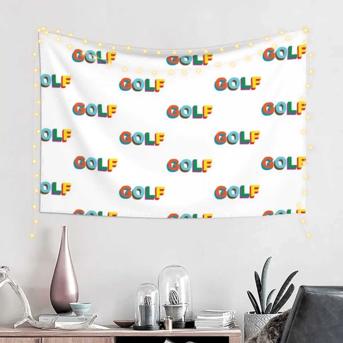 G O L F Tapestry Decoration Home Cute Room Things Tapestry