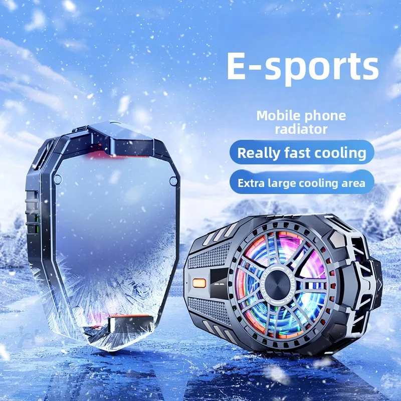 携帯電話用ヒートシンク-温度を下げるための3段階冷却システム、ゲーム、eスポーツ、一般用途に適しています。