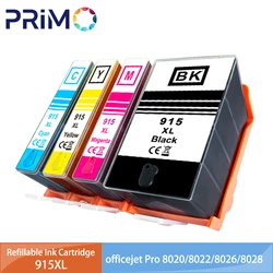 915 XL 915XL for HP915 Refillable Ink Cartridge Full with Ink for HP HP OfficeJet Pro 8015 8025 8020 8010 8020 8018 8022 8028