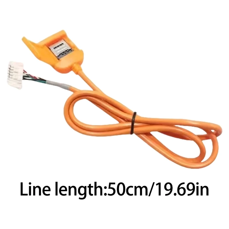 Adapter kablowy Kabel do nawigacji samochodowej dużym ekranem i gniazdem na kartę do pojazdów