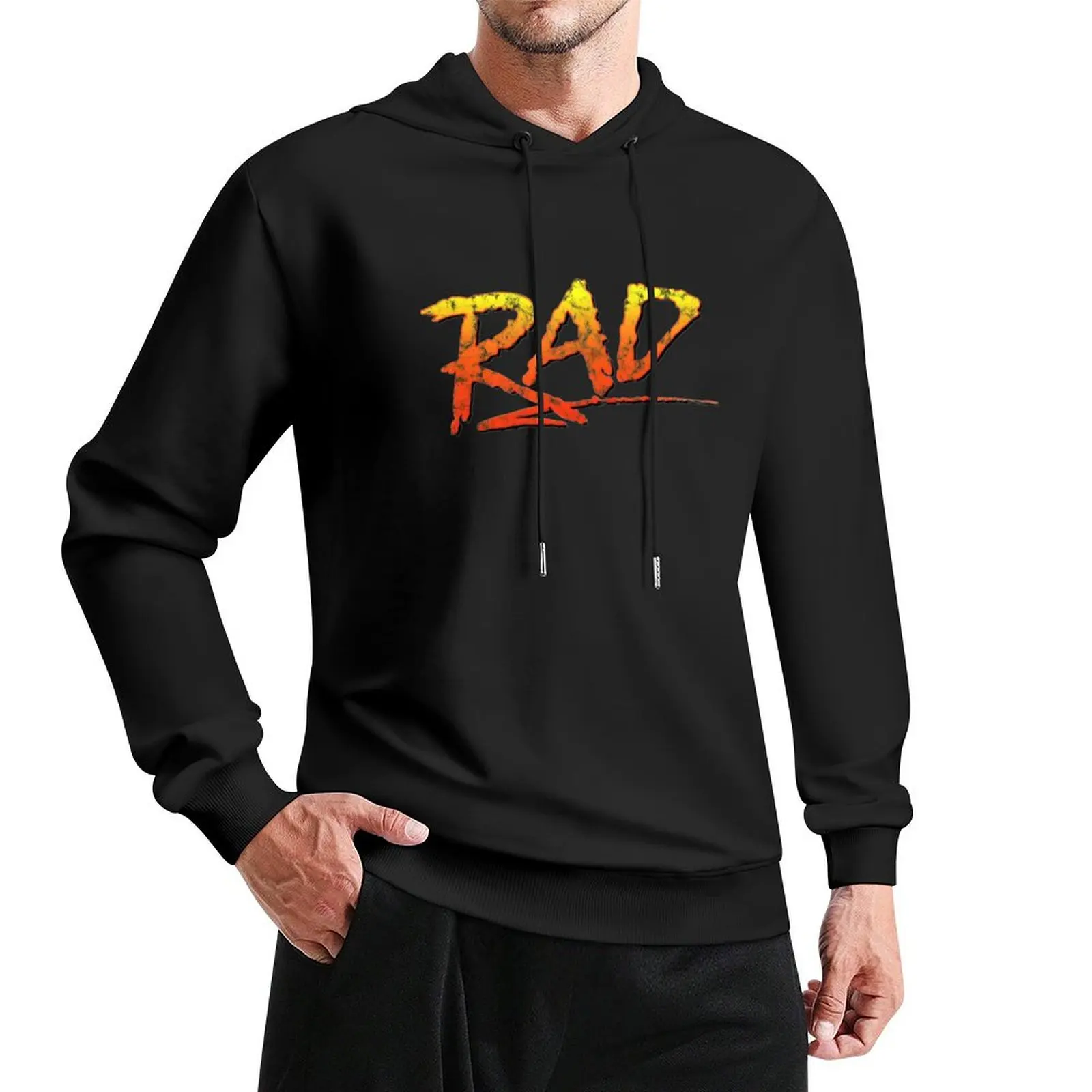 RAD logo (distressed) Pullover Hoodie men wear tracksuits