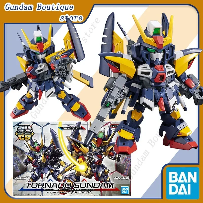 Bandai Echt TORNADO GUNDAM SDCS Anime Action Figure Robot Periferie Collectible Model Assemblage Speelgoed Ornamenten Gift Kinderen