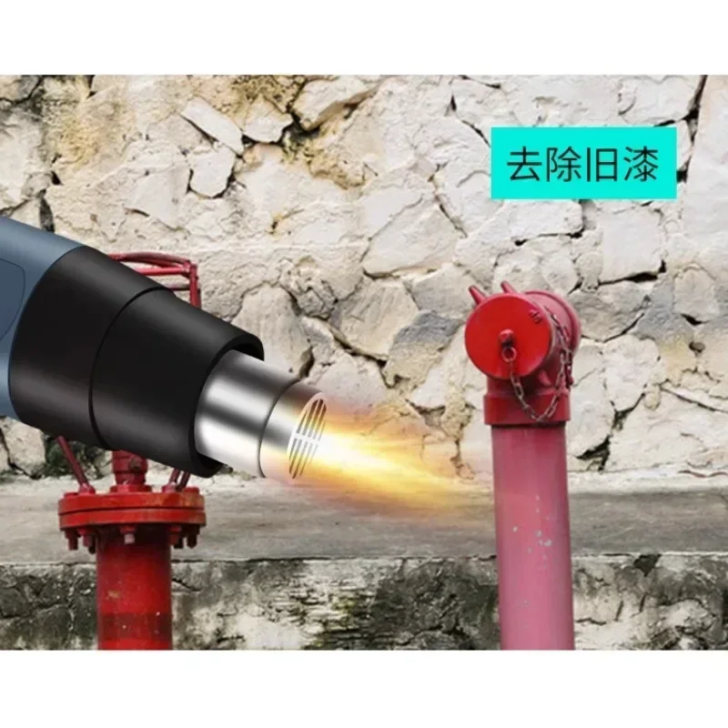 Woodworking edge banding hot air high temperature baking furniture manual edge banding machine