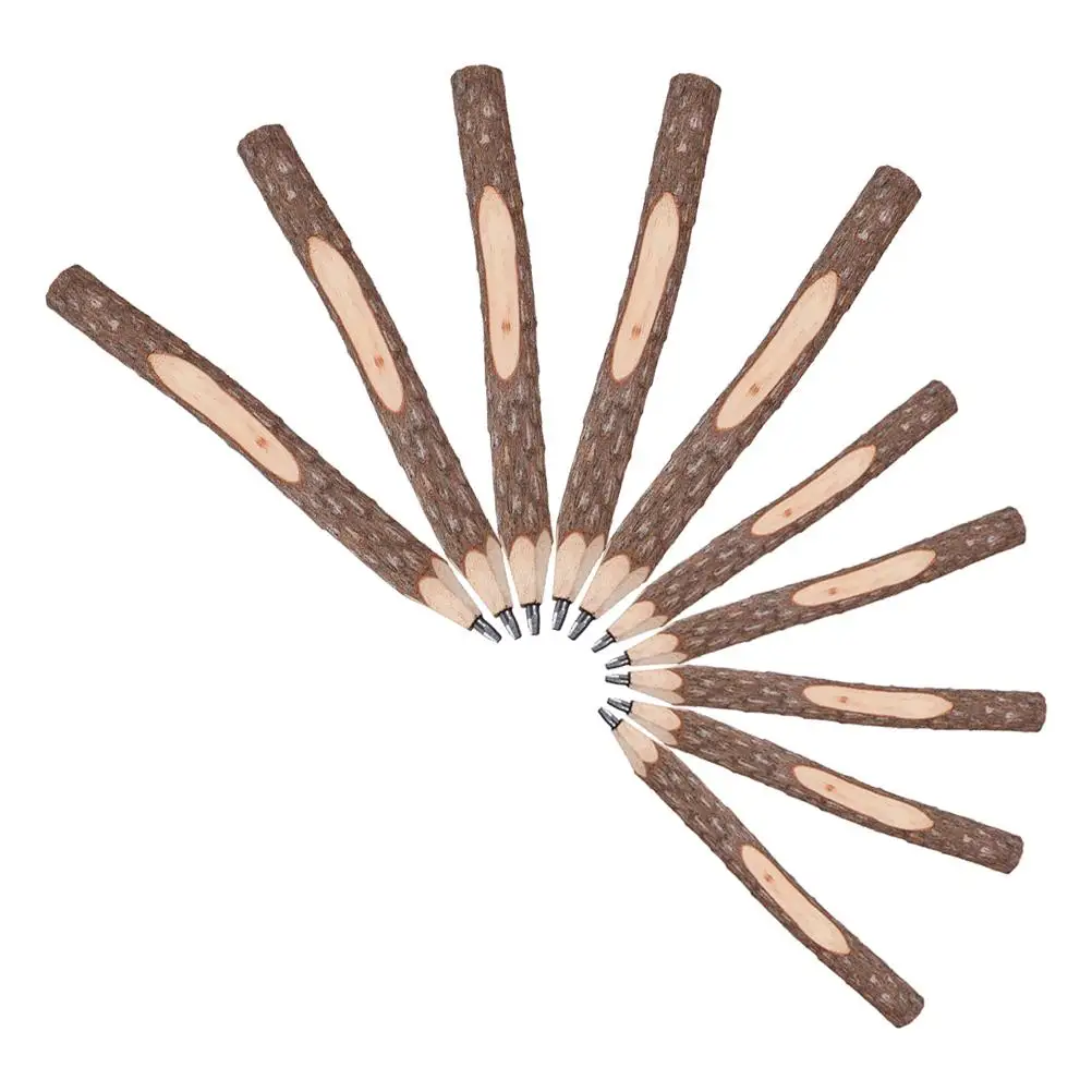 10 Pcs Wooden Pencil Painting Pencils My First Coloring Giant Mini Natural Office