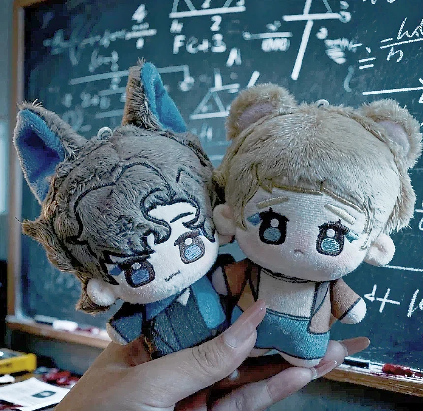 

Stuffed 10cm Anime Sherlock John Plush Toys for Kids and Adults Lovely Mini Starfish Body Pendant Keychain Stuffed Xmas Gift