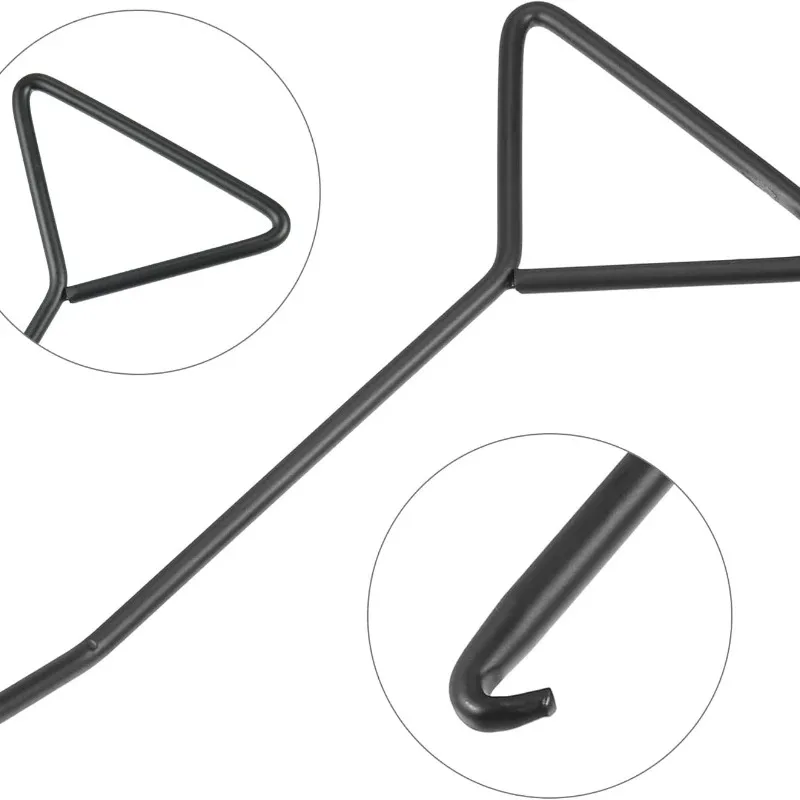 Ferramenta profissional de desmontagem e tração de mola de gancho em forma de T, instalação de mola de suporte lateral, alça ultra longa