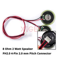 Laptop Universal 8 Ohm 2 Watt Small Speaker Amplifiers + PH2.0 Or PH1.25 4-Pin Connector Cable For Our Controller Driver Board