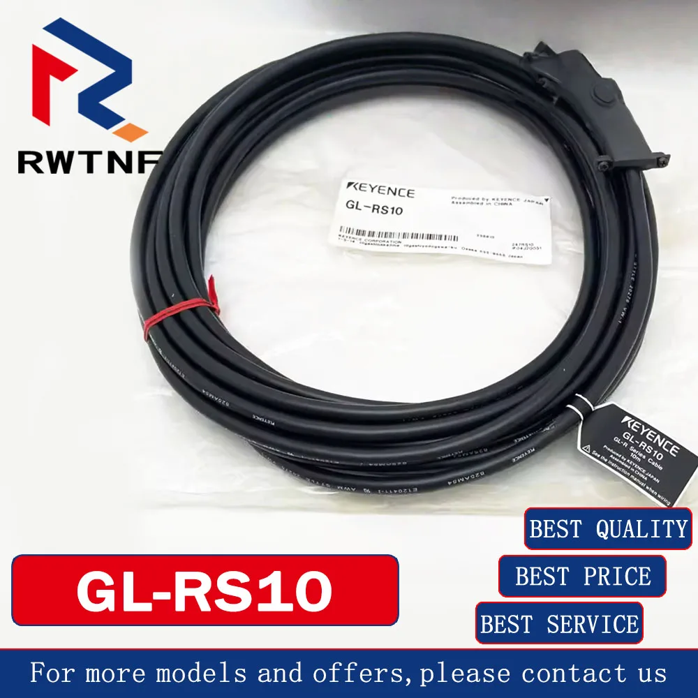 Brand New Genuine GL-RS10 KEYENCE Safety light grid integrated cable 10m in stock 100% original，warehouse stock