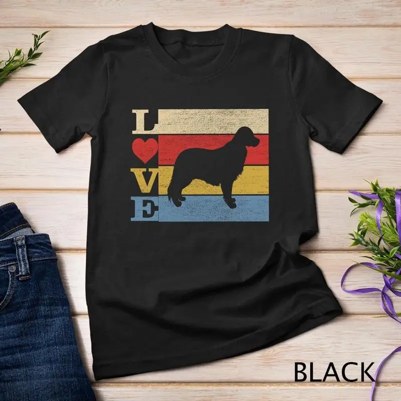 

Dogs 365 Retro Love Golden Retriever Dog Vintage Gift Unisex T shirt