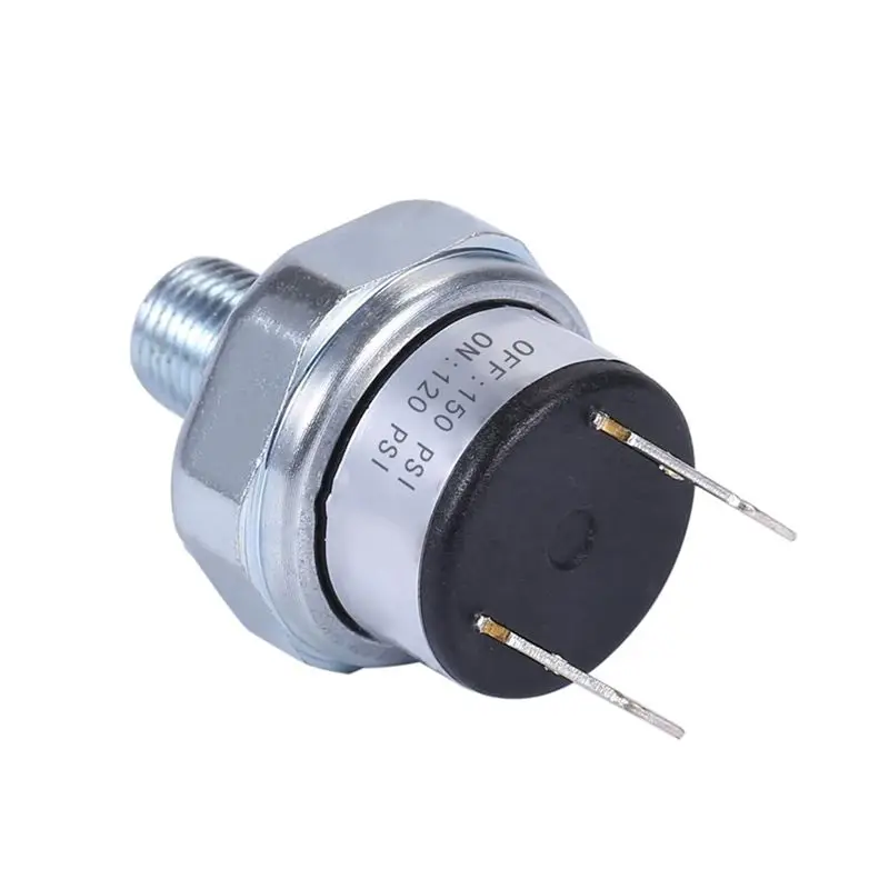 ABGG-6X Air Pressure Switch 120-150 PSI Pressure Switch 1/8In-27 NPT DC24V 12V Pressure Switch Air Compressor Pressure Switch