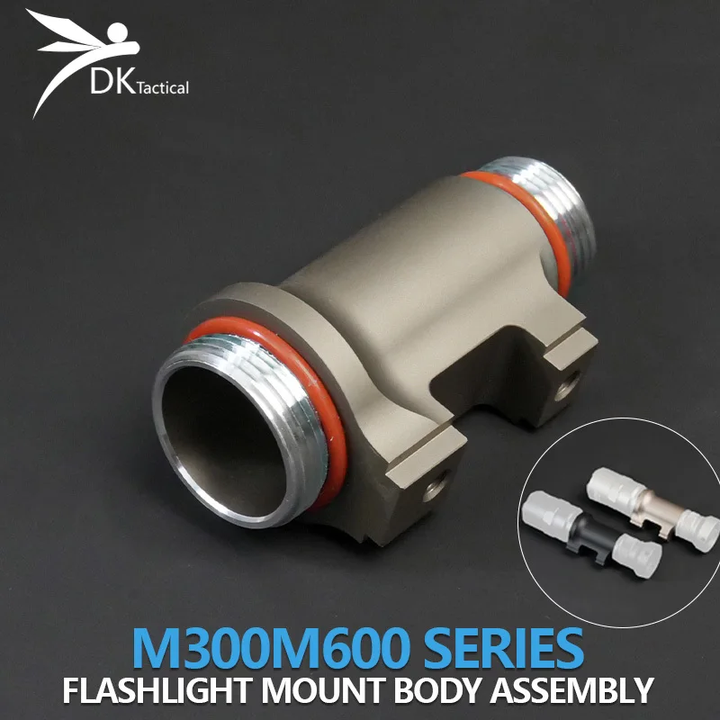 

New Tactical Scout Light Body Aluminum Alloy Flashlight Main Body Accessories Suitable for M300 M600 Series Hunting Accessories