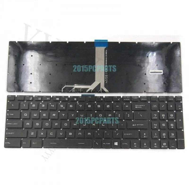 Y+New MSI GP65 GP75 Leopard 10SDK 10SFK 9SEX 9SF Keyboard Per-Key RGB Backlit US