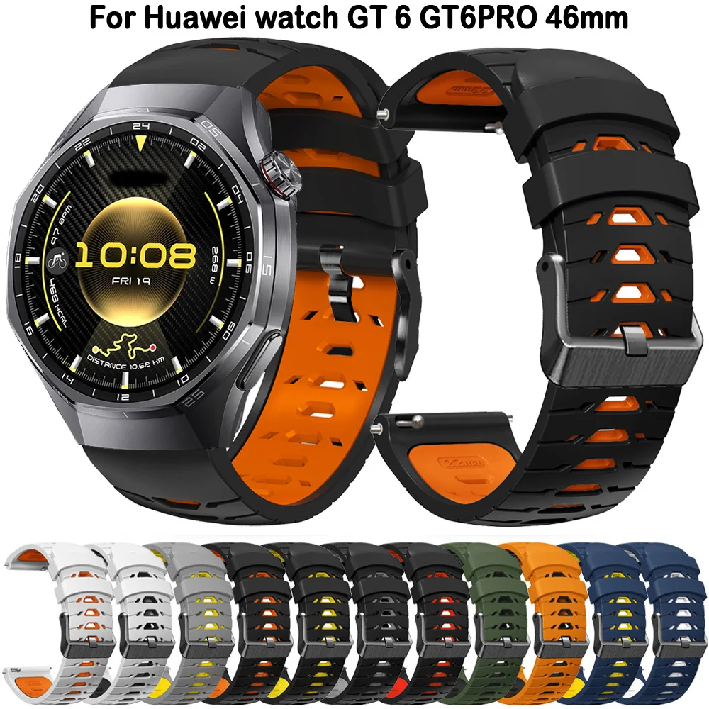 22Mm Silicone Strap…