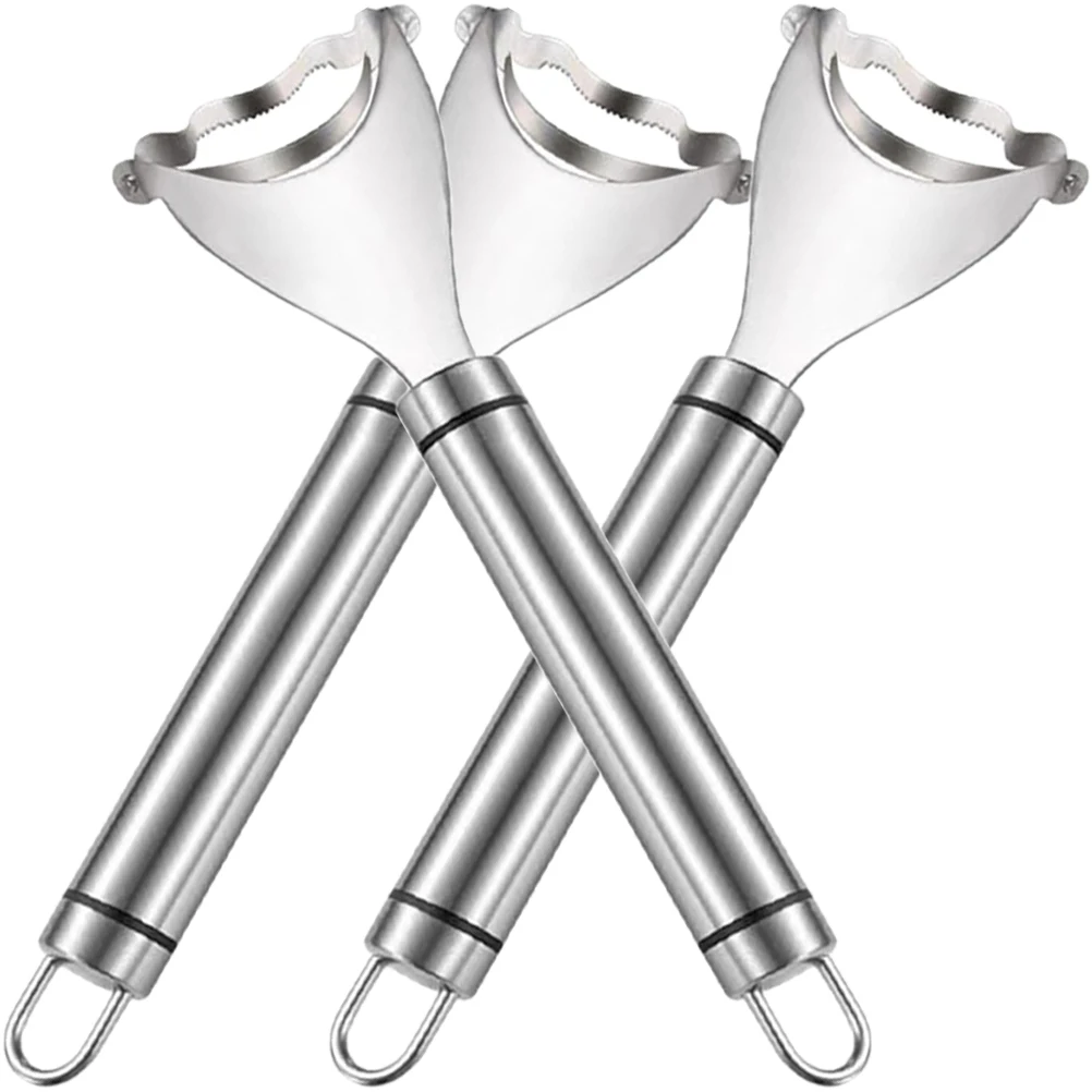 

3 Pcs Sheller Stainless Steel Kitchen Gadgets Veggie Tools Fruit Kitchen Corn Peeler Stripper Peeler Home Corn Stripper