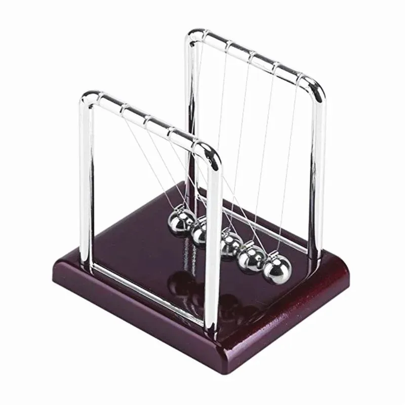 Physical Science Toy Newton Balance Pendulum Ball Collision Energy Conservation Law Ball Office Desktop Decoration Holiday Gift view 2