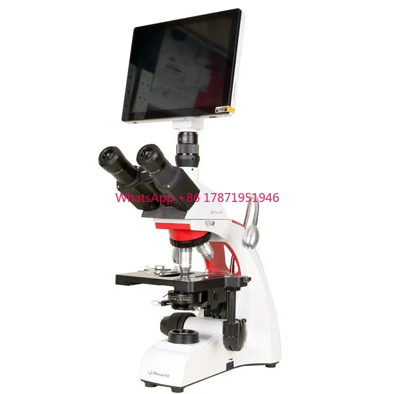 BMC300 Professional 9.7 inch LCD Screen Medical Research Clinical Digital Trinocular Biological Microscope for Sale