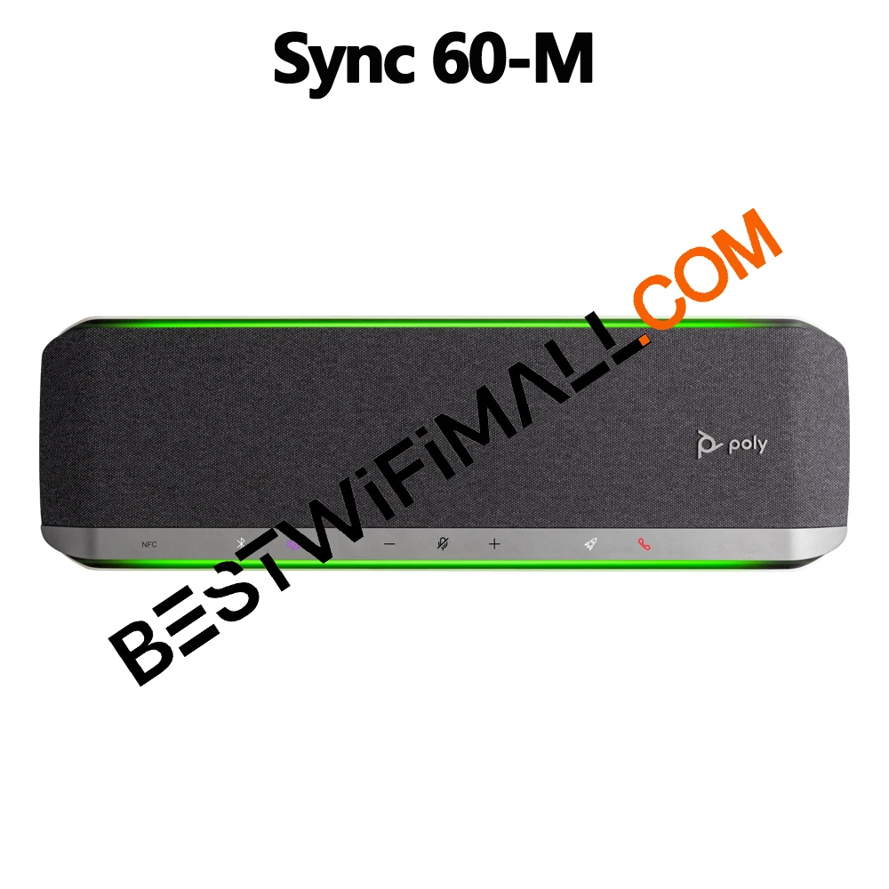 Poly Sync 60-M Smart Speakerphone Up to 30 M, +USB-A to USB-C Cable Bluetooth