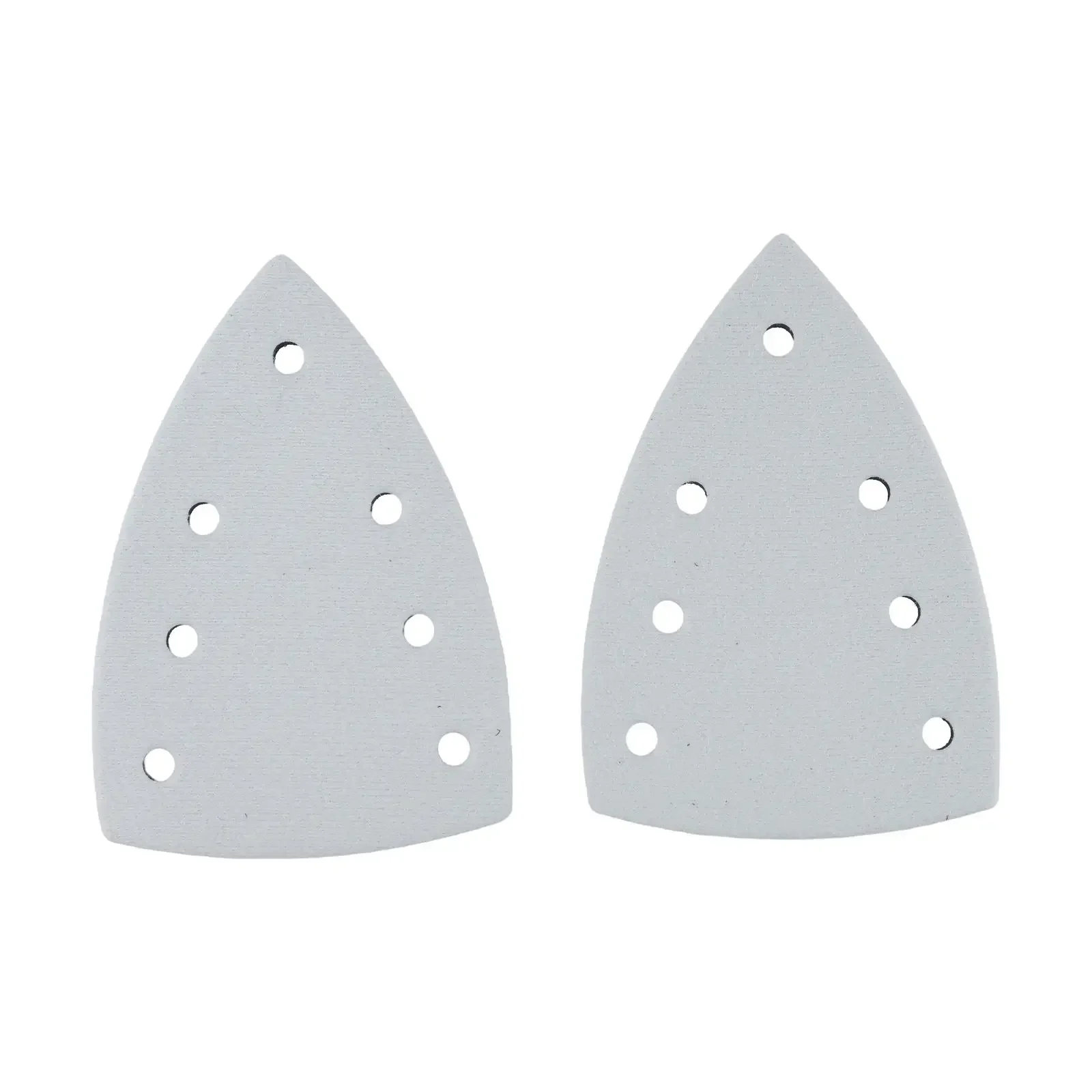 2pcs Sanding Pad Hook- And Loop Triangle Sanding Pad 7 Hole Sandpaper Backing Pad For Triangular Sander Polishing Abrasives Tool