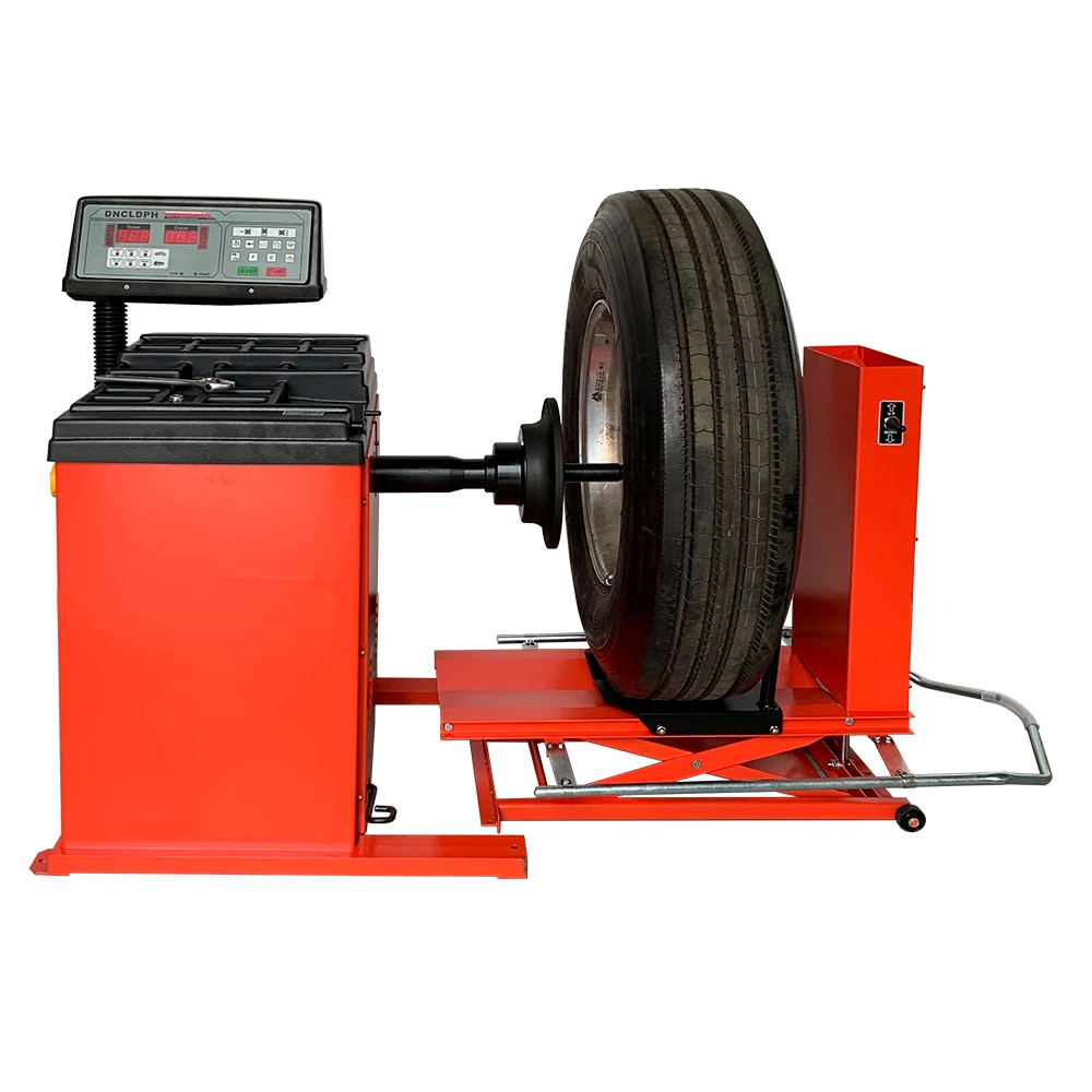 

Hot-selling Certification Vehicle Equipment Car Wheel Balancer / Wheel Balancing Machine for Heavy Duty Tyre Use