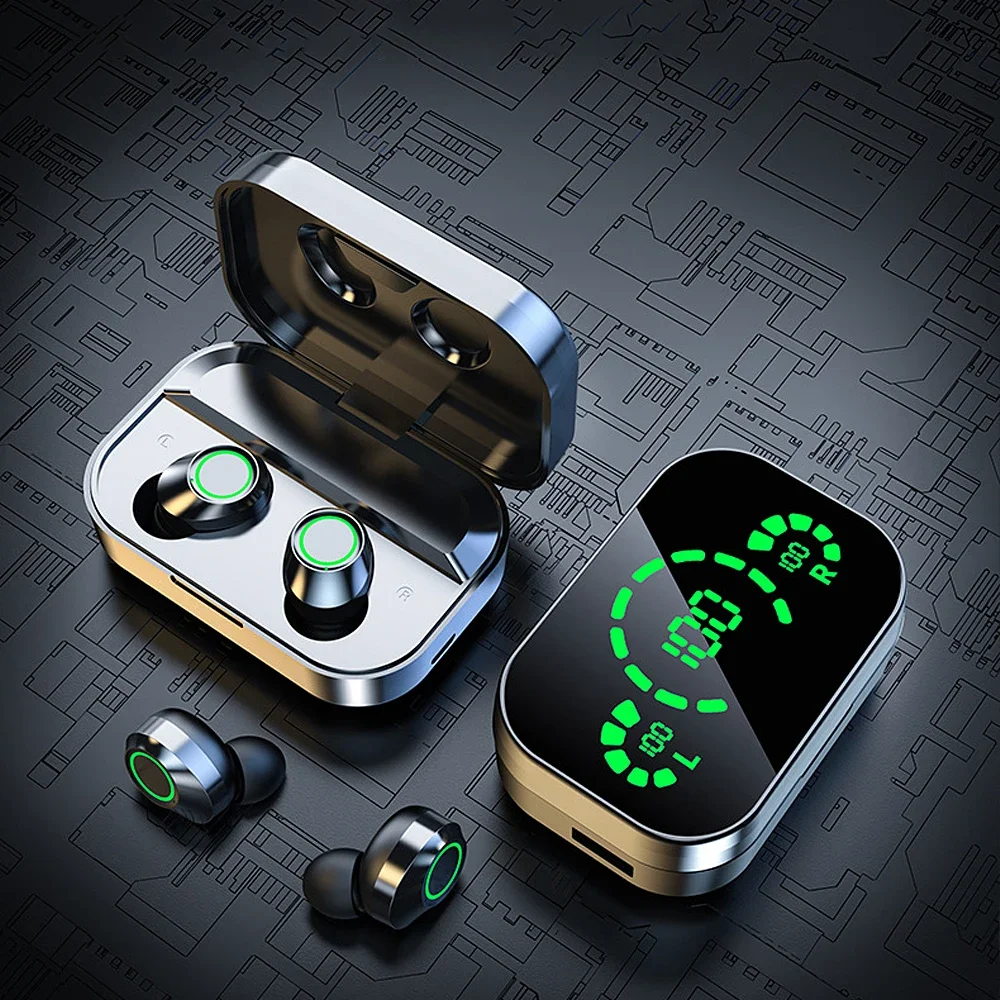 Auriculares inalámbricos con Bluetooth, cascos deportivos estéreo Hifi, audífonos para jugadores con micrófono