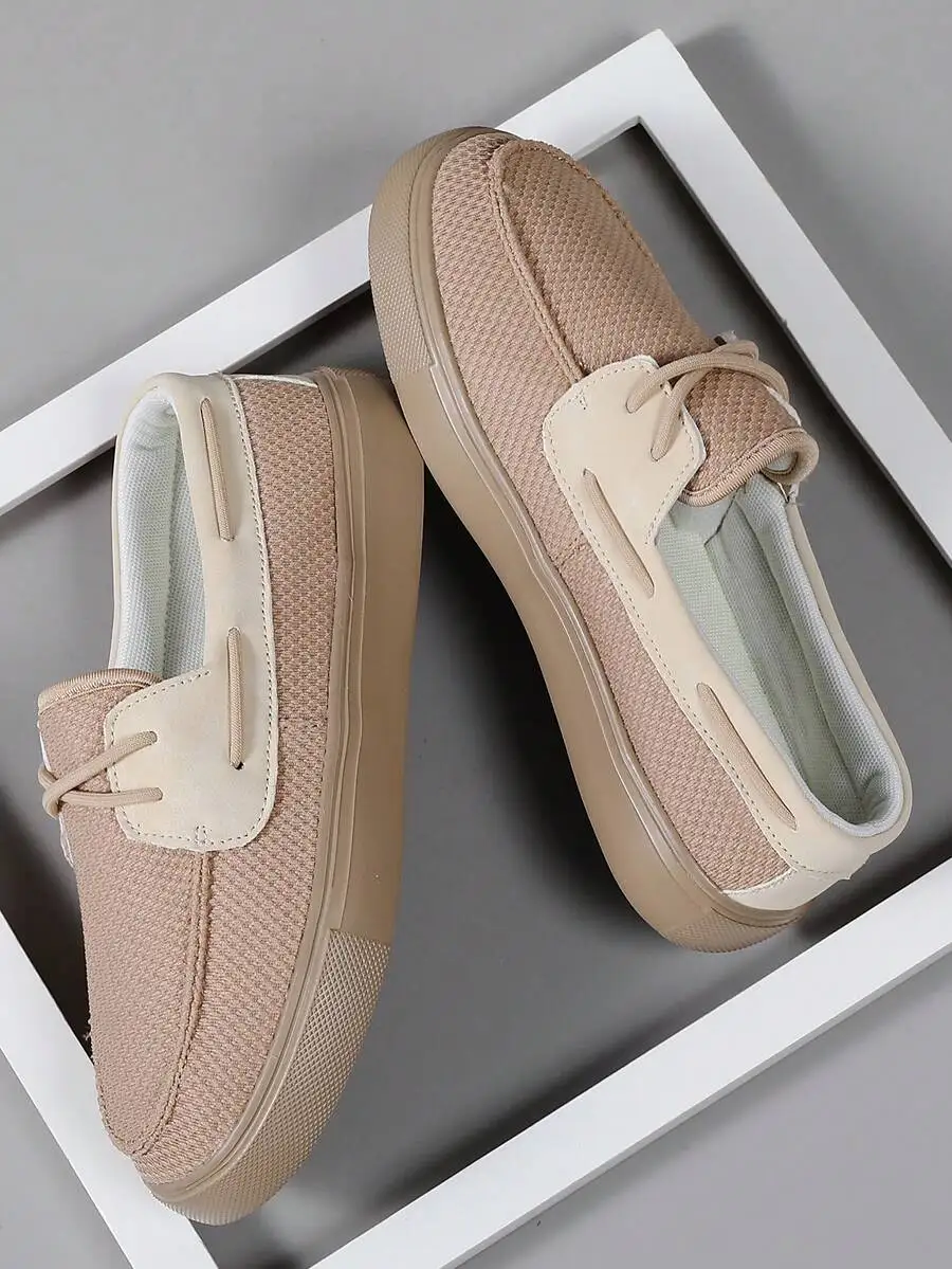 

Minimalist Men's Slip-On Sneakers, 2025 Fashion Mesh Breathable Comfortable Student Street Hiking Shoes