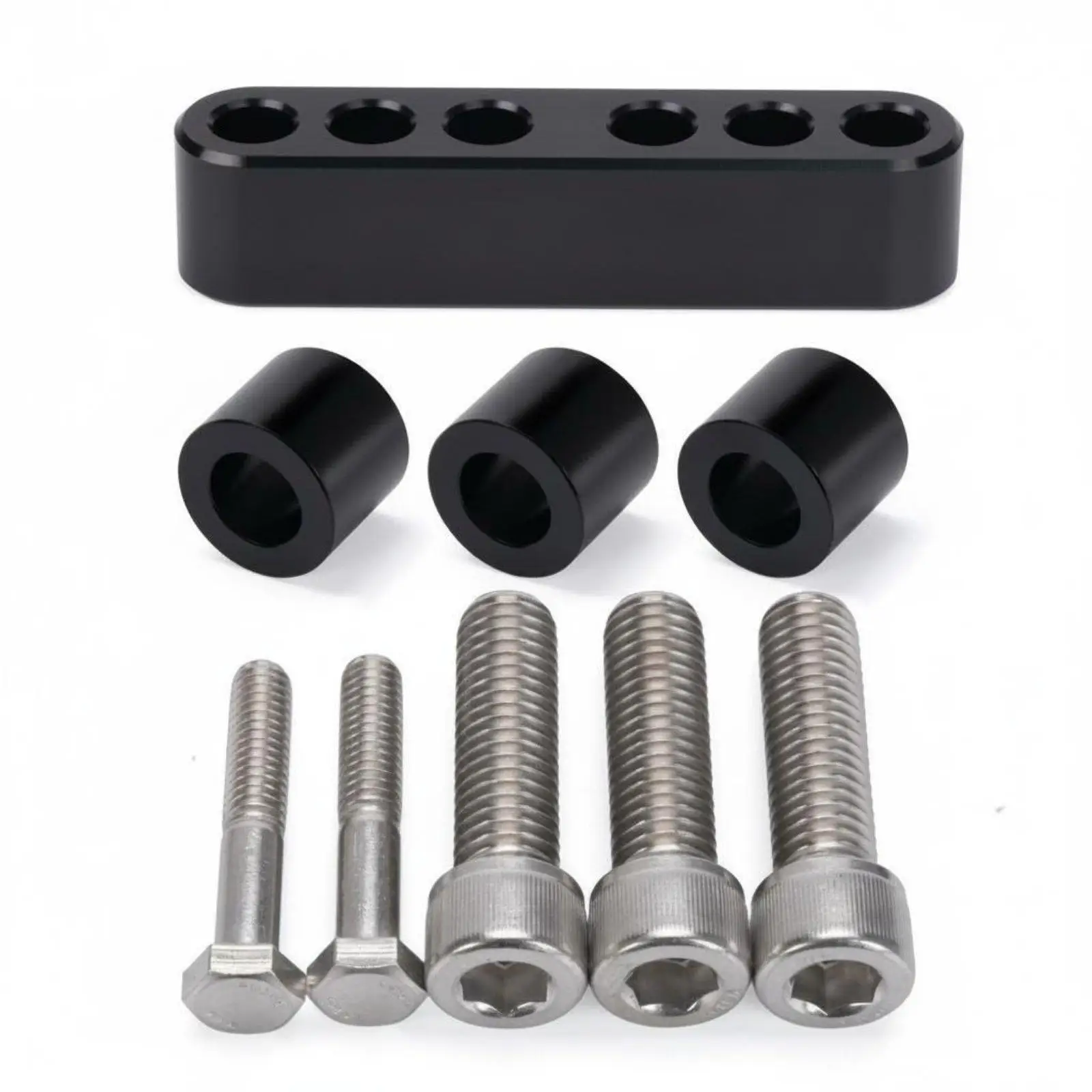 Motorcycle Footrest Floorboard Extension Durable Aluminum Alloy Spacer Kit for Long Ride Comfort for 92-08