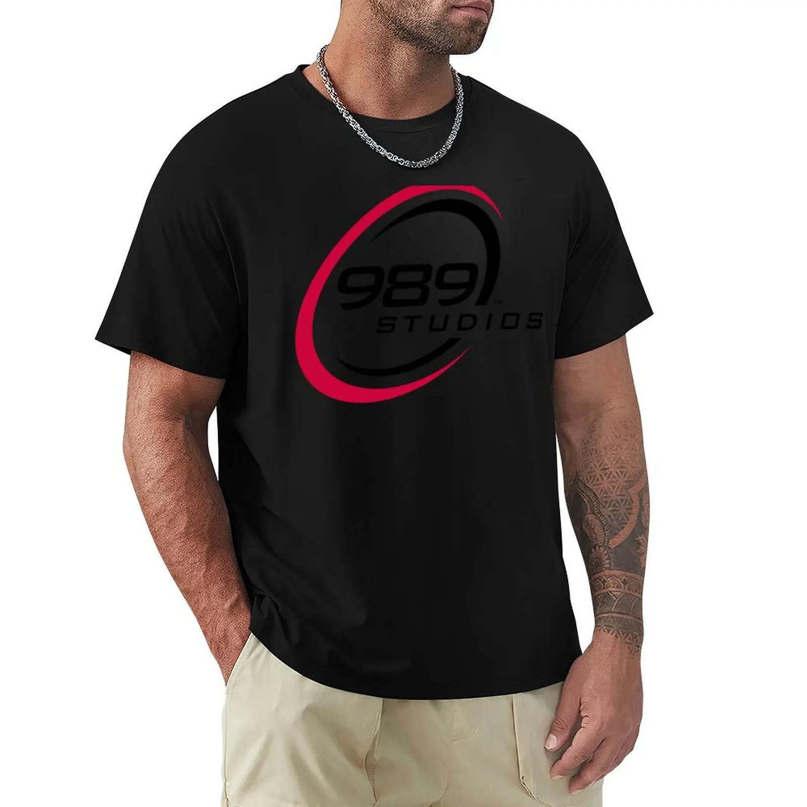 

989 Studios Logo T-Shirt Casual Work Wear T-Shirt
