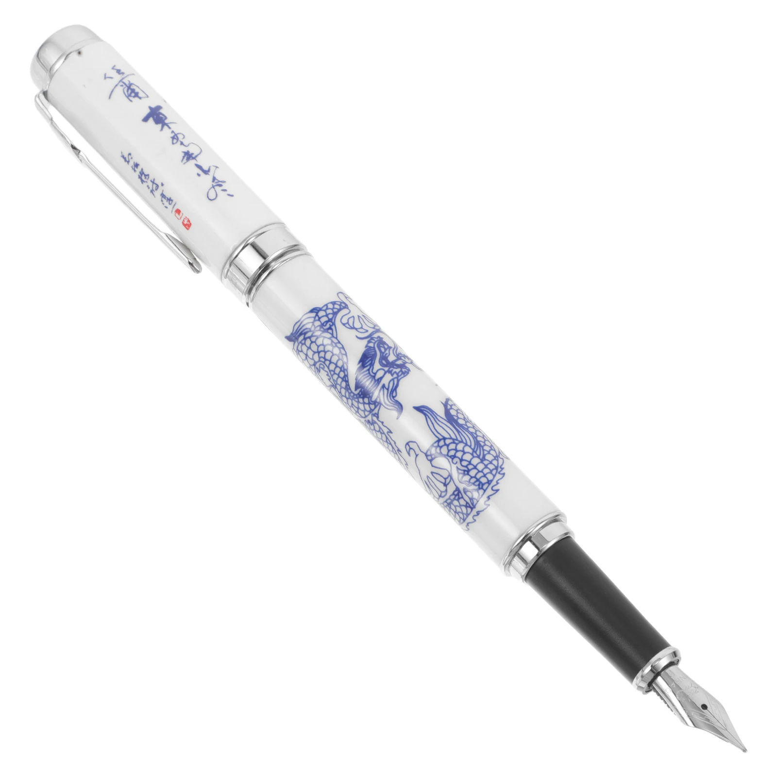 

Stainless Steel Nib Fountain Ink Absorbent Holder Office Writing Calligraphy Smooth Ergonomic Design Portable Lightweight