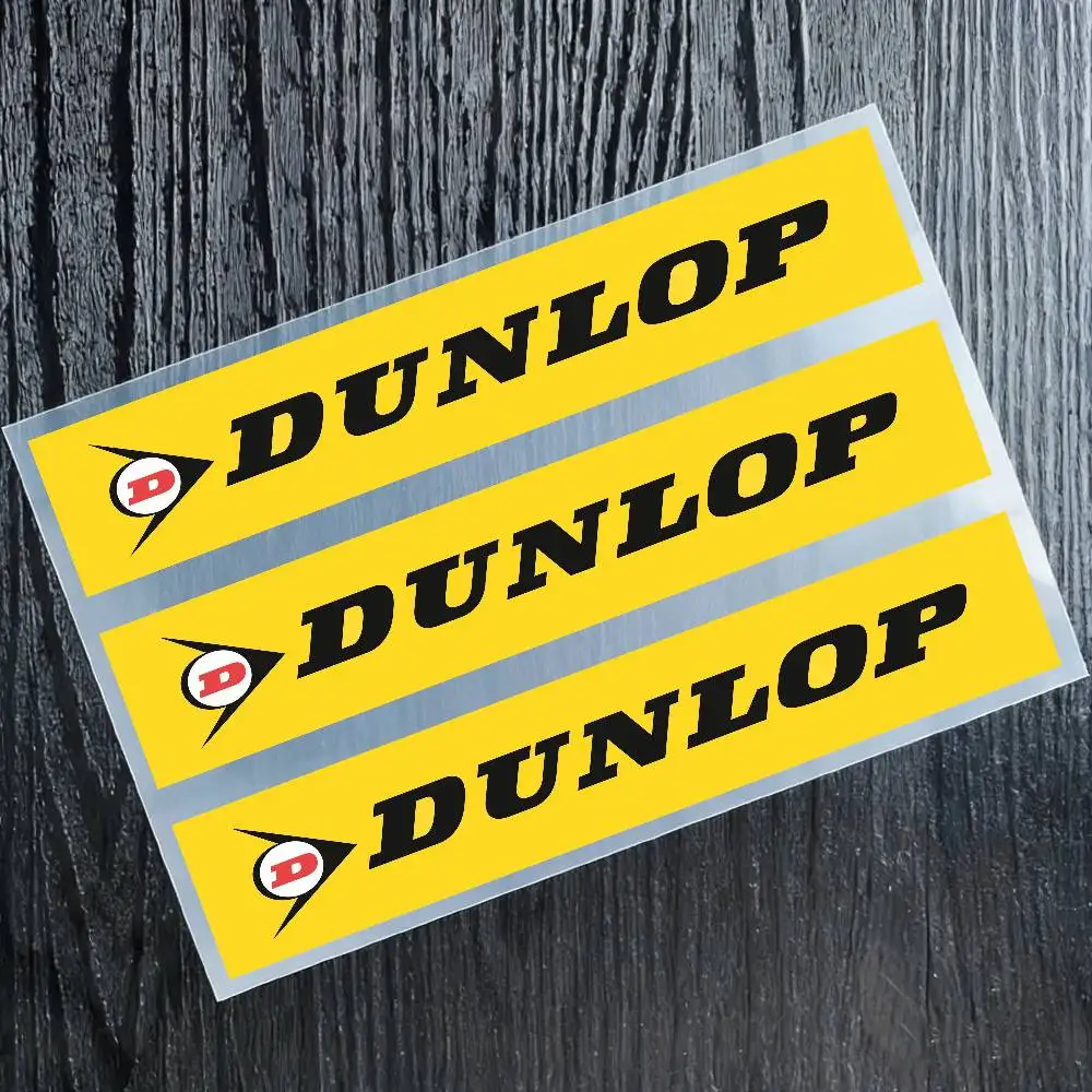 1pc Stickers For Dunlop Moto Sticker Auto Body Bumper Windows Motorcycle Laptop Walls Vinyl Decal Car Tuning Accessories