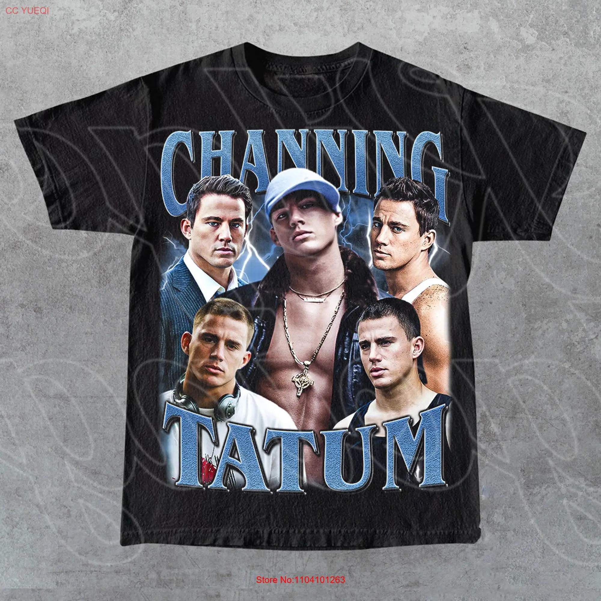 Limited Channing Tatum Vintage T Shirt For Woman and Man  long or short sleeves