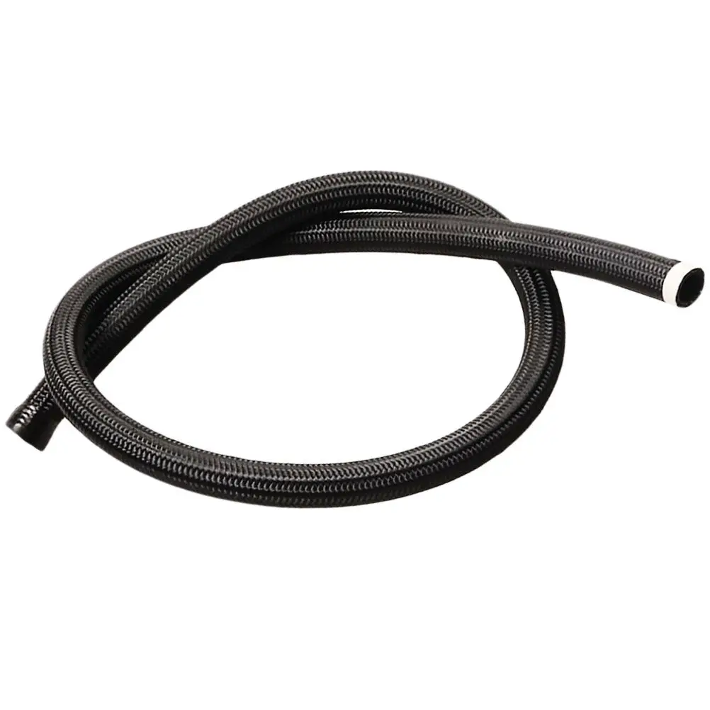 1Set Nylon An6 Oil Tube Set Braided Reinforced for Automobile Oil Cooling High Temp No Leak Smooth Flow Anodized Metal Nylon
