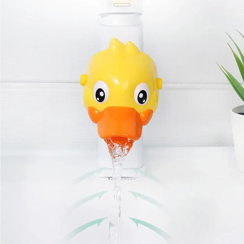 Cartoon Faucet Extender For Kids Hand Washing In Bathroom Sink Animals Accessories Kitchen Convenient Device for Baby Washing