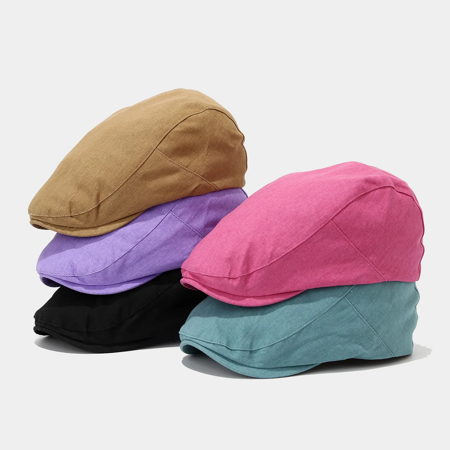 

solid color berets for women vintage fashion hats