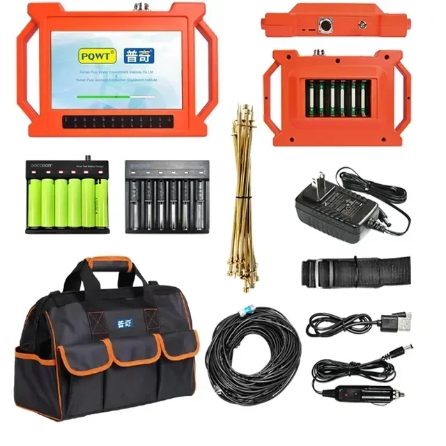 PQWT-GT150A Multi-Functional Underground Water Search Machine, Water Finder For Well Drilling Detector 100m/150m/300m/500m Depth