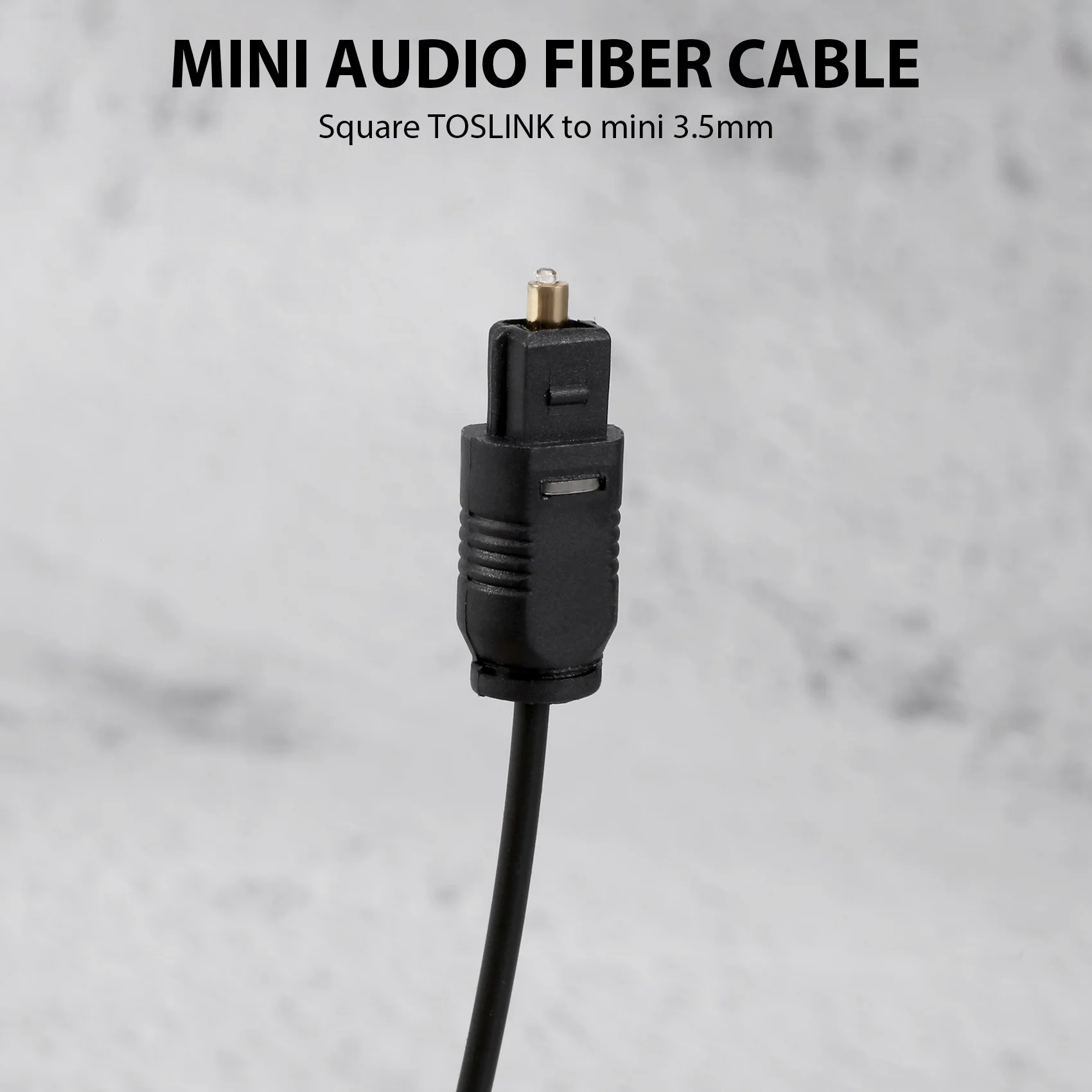 2M Mini 3.5mm Plug Digital Optical Audio Cable SPDIF Optical Fiber Line TQ