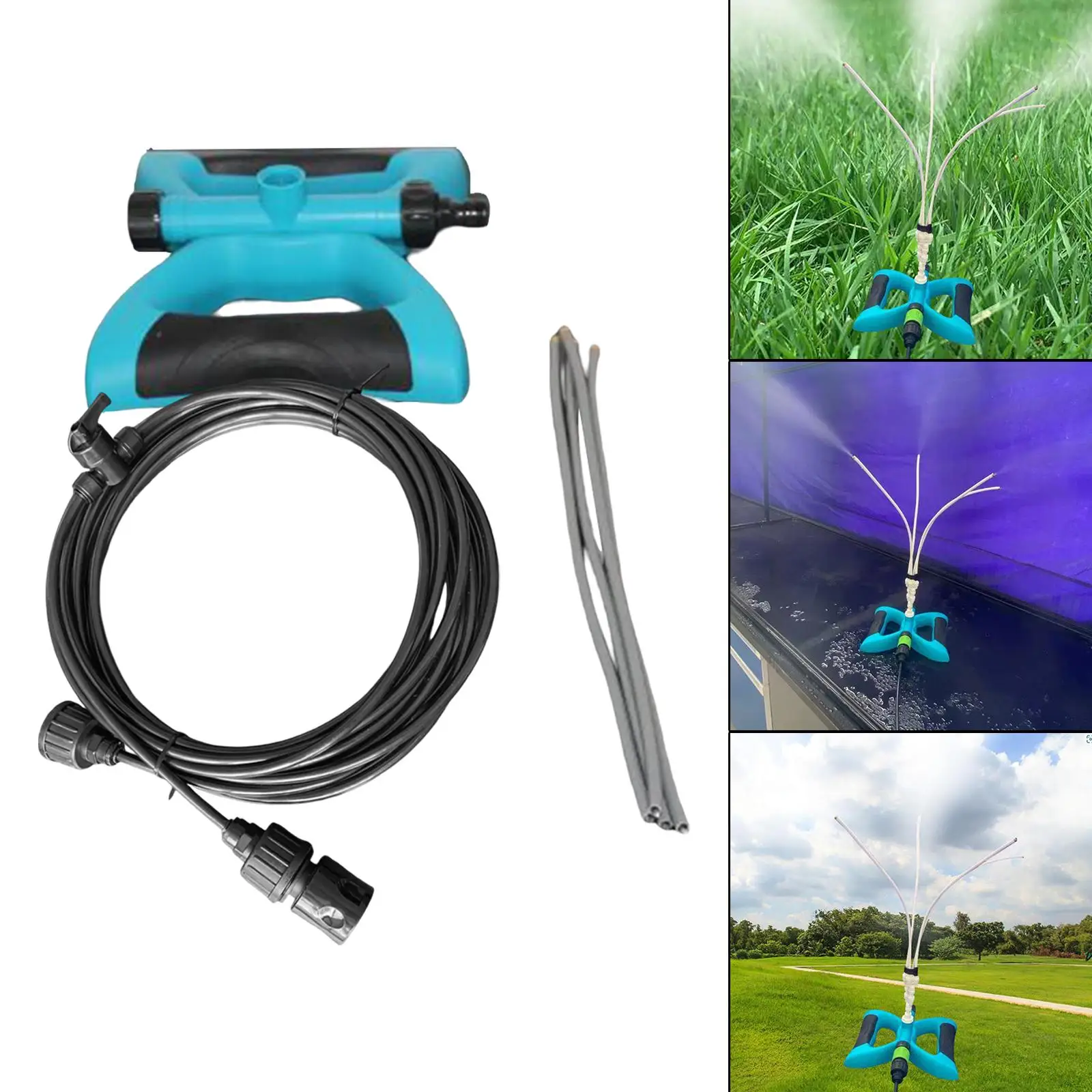 Misting Cooling System Adjustable Misters for Outside Swimming garden