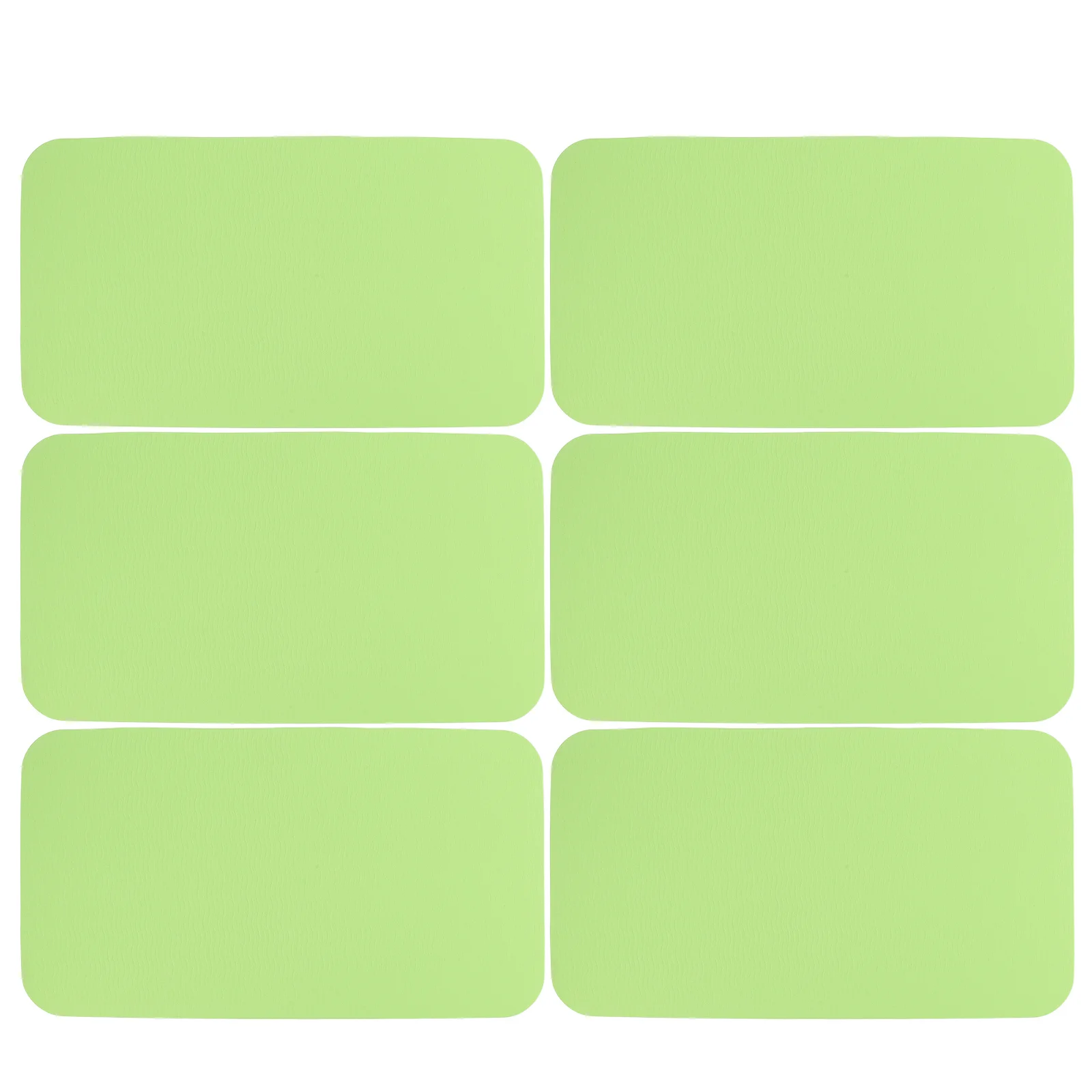 

6pcs Thickened Yoga Knee Cushion Pad For Mat Extension Kneeling Seat Pillow Gym Floor Exercise 39X0.6Cm (Random Color)
