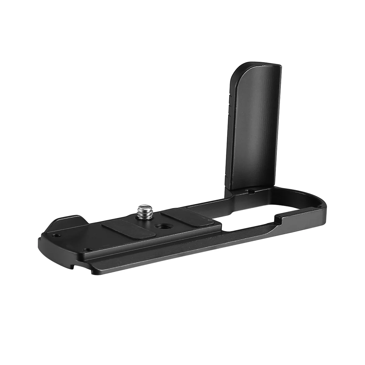 Soporte en L para cámara, placa de liberación rápida para Panasonic GX9/GX85/GX7II Base de agarre para cámara Placa en L de liberación rápida vertical negra