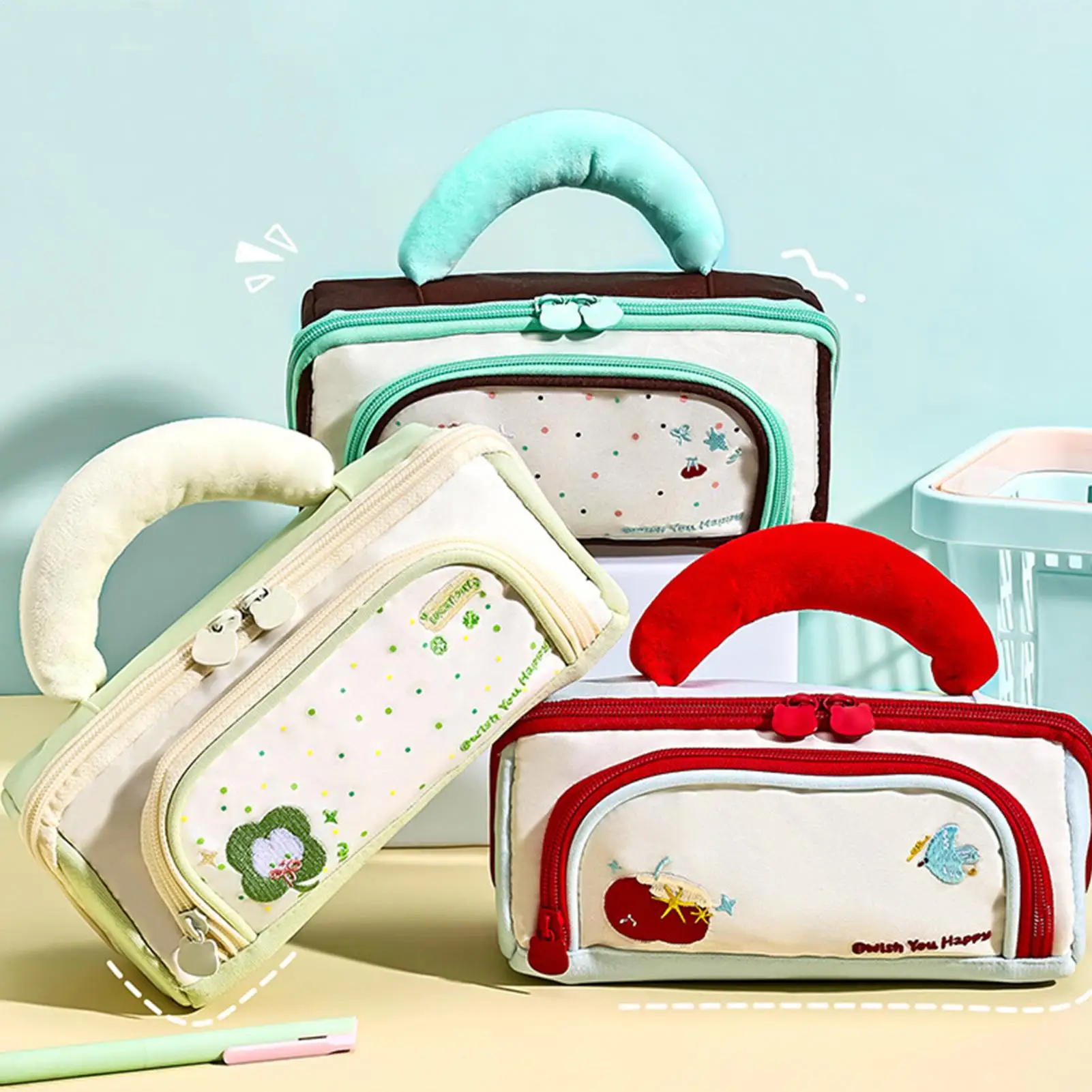 cute-pencil-case-wide-opening-9-compartment-aesthetic-storage-bag-large-pencil-case-with-compartments-for-school-classroom-home