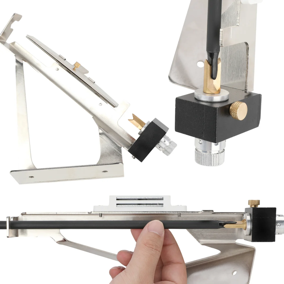 

Archery Fletching Jig Arrow Feather Stickying Aluminium 3/4/6pcs Adjustable Fletches Stick Bow Hunting Shooting Arrow DIY Tool