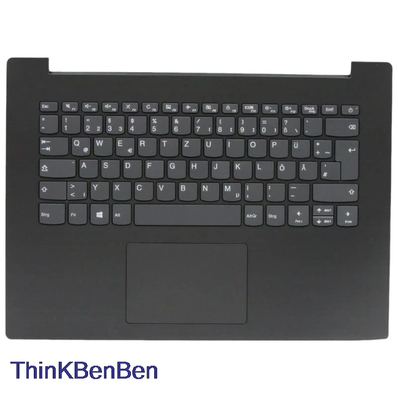 DE German Iron Gray Keyboard Upper Case Palmrest Shell Cover For Lenovo Ideapad 330 14 14AST 14IKB 14IGM 5CB0R40348