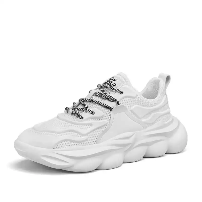 

Женские кроссовки без каблука с резиновой подошвой для скейтбординга, широкие, модные, спортивные, новая коллекция