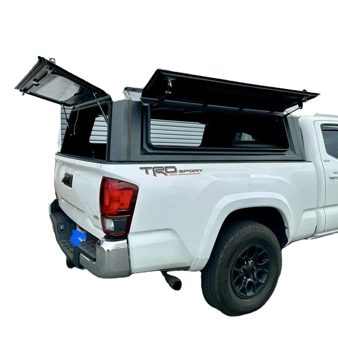 2024 Pickup Truck Canopy Waterproof Folding Aluminum Alloy  Tarpaulin Bed Cover Pick up Hard Type Ute  Lid