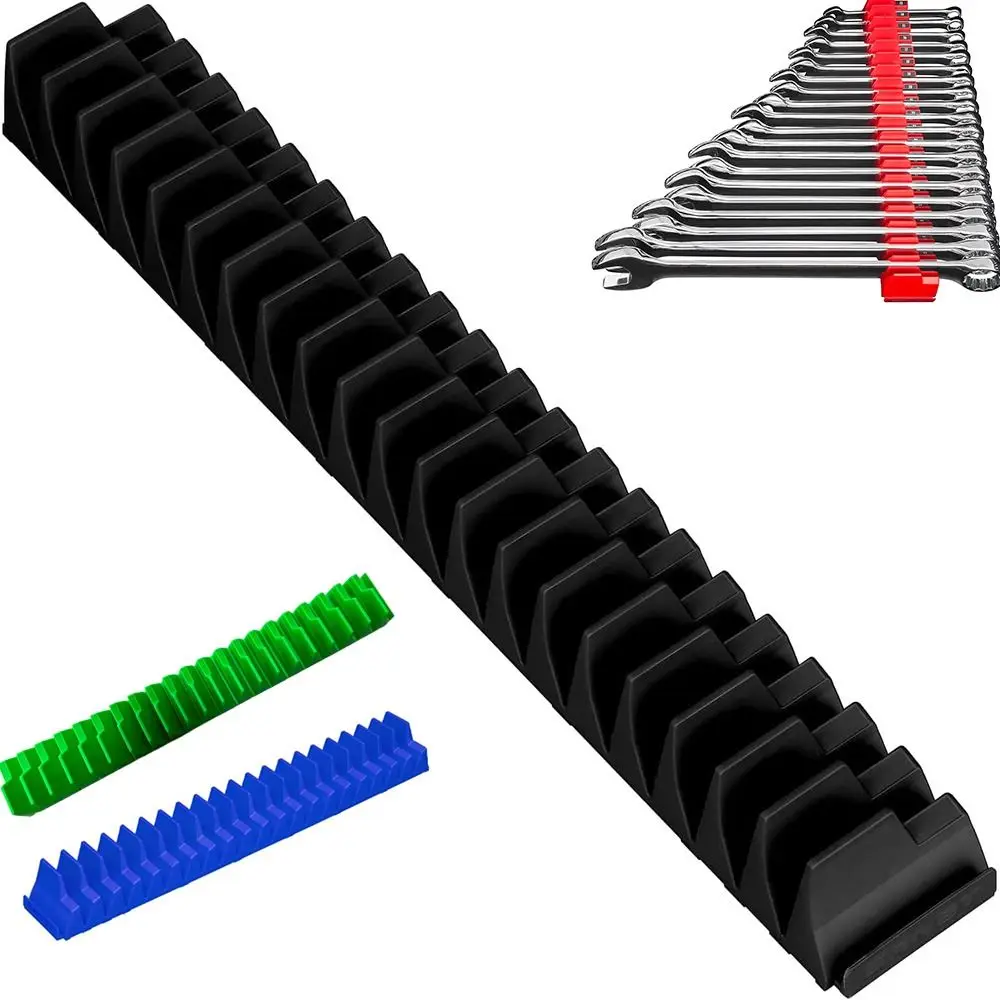 Hardware Tool Wrench Storage Rack Wall Mount Multifunctional Wrench Spanner Sorter Holders Tray Good Compatibility