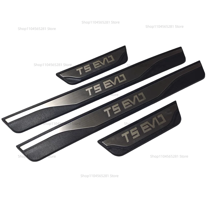 4pcs for DMF Forthing T5 EVO 2023-2024 Threshold Bar Welcome Pedal  Protective Cover T5evo