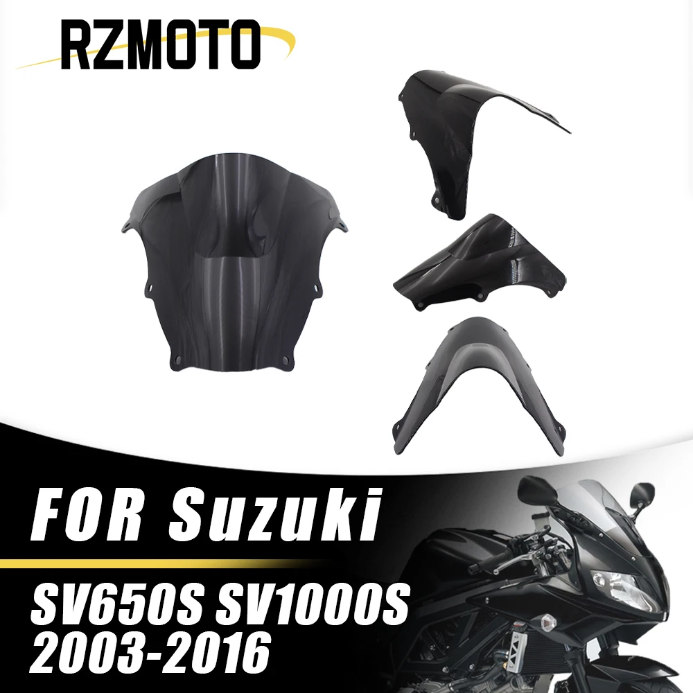 

For Suzuki SV650 SV650S SV1000 SV1000S 2003-2016 Motorcycle Windshield WindScreen Fairing Screen SV 650 1000 650S 1000S