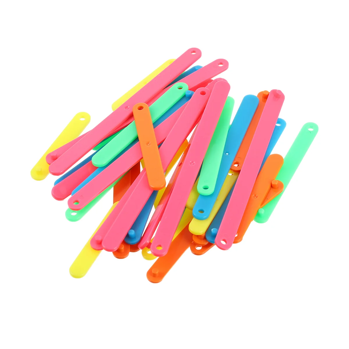 50 Pcs Square Splicing Strip Primary School Early Education Math Toy Plastic Geometry Puzzle Teaching