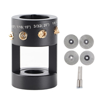 Tungsten Electrode Sharpener Easy Installation Multiple Angle Hole Lightweight Electrode Grinding Tool for TIG Welding